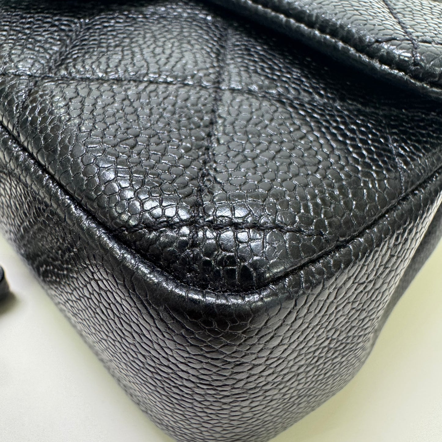 Pre-owned Certified Chanel Incognito Mini Square So Black Caviar Leather, 2020, w/ Full Set - Chanel card, box, dust bag